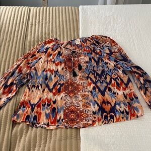 Faded Glory Women's Multicolor Bohemian Top